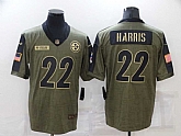 Nike Steelers 22 Najee Harris Olive 2021 Salute To Service Limited Jersey Dzhi,baseball caps,new era cap wholesale,wholesale hats